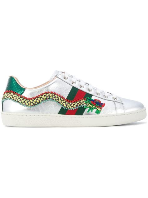 gucci snake ace women& 39|Gucci ace embroidered sneaker dragon.